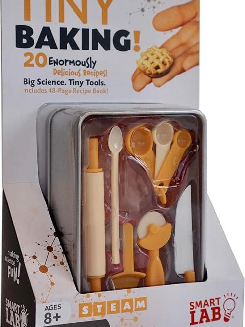 SmartLab Toys TINY Baking with 20 Delicious Tiny Recipes. Big Science. Tiny Tools.