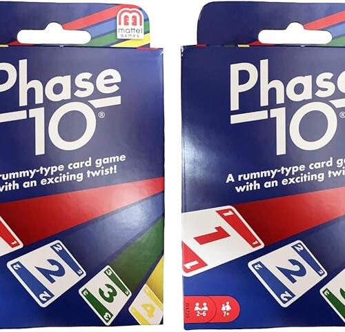 Mattel Phase 10 Card Game - 2 Pack